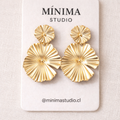 Aros Abanico Gold