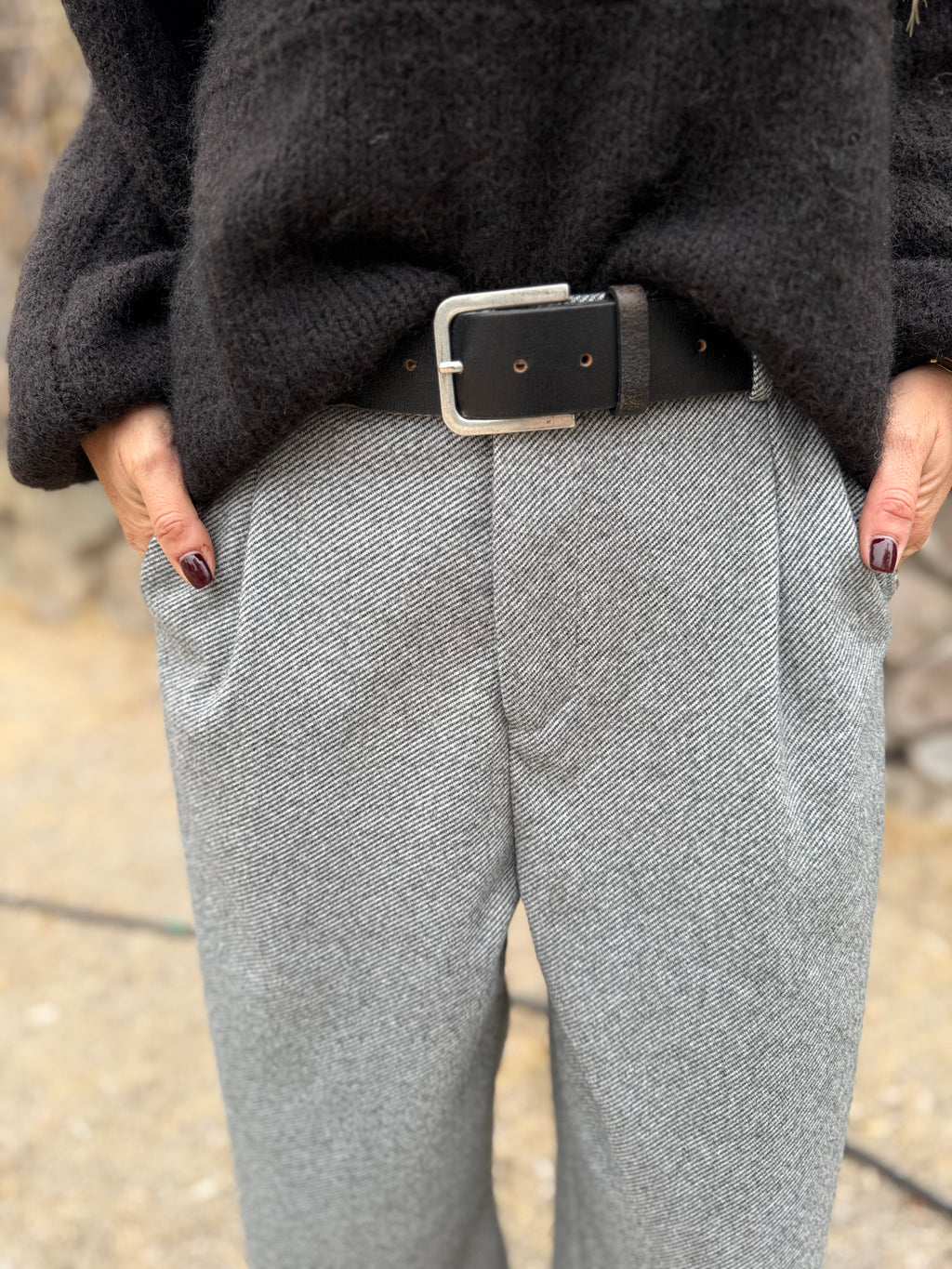 New Pantalón sastre gris