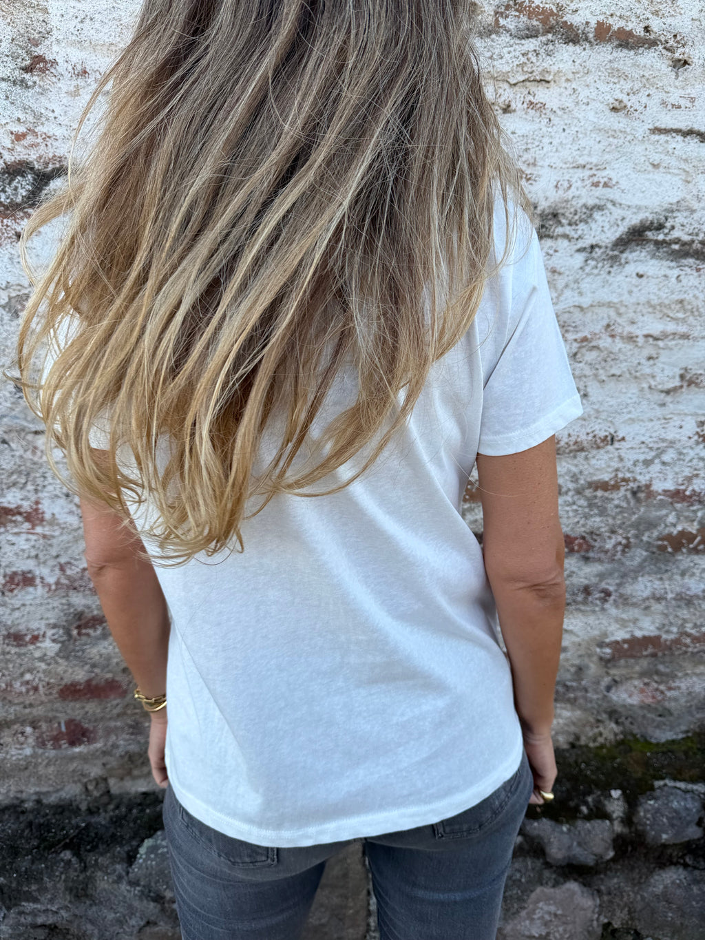 Polera farm blanca