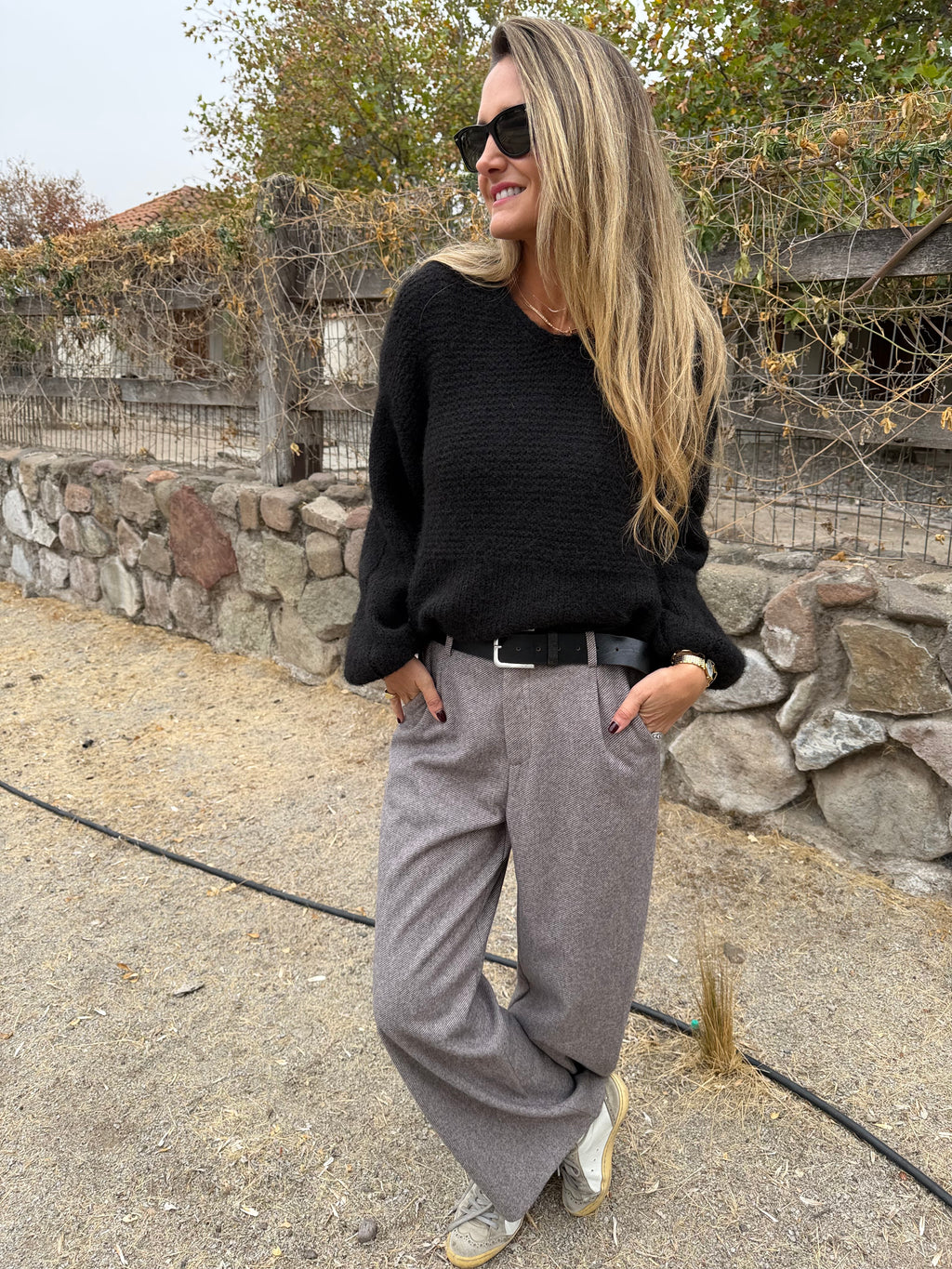 New Pantalón sastre taupé