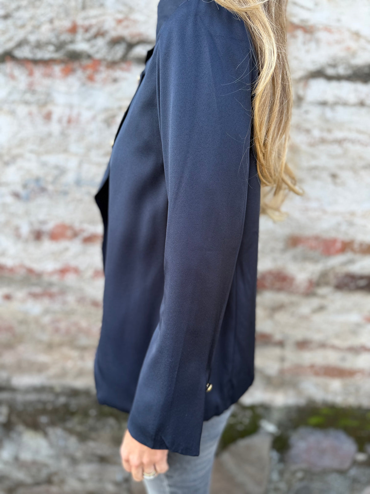 Chaqueta new funnel formal azul