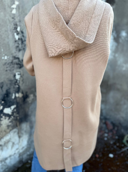 Chalecón argolla beige