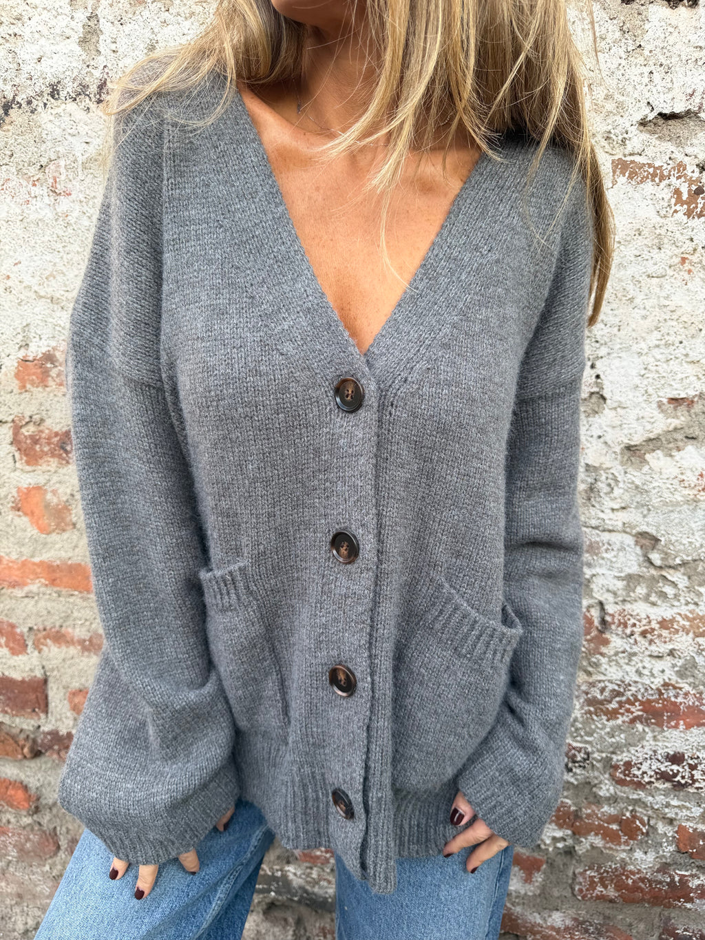 Maxxi chaleco alerce gris
