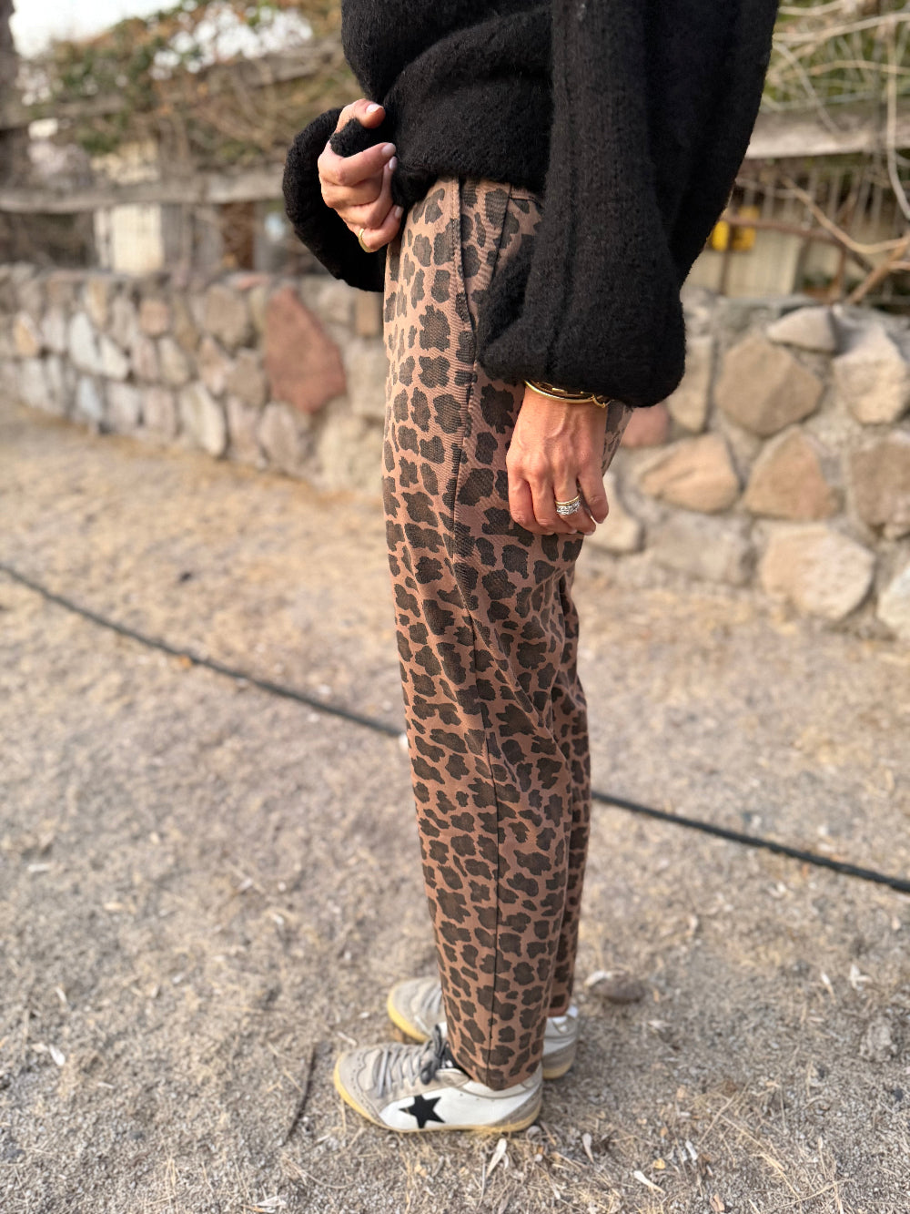 Jogger print chocolate