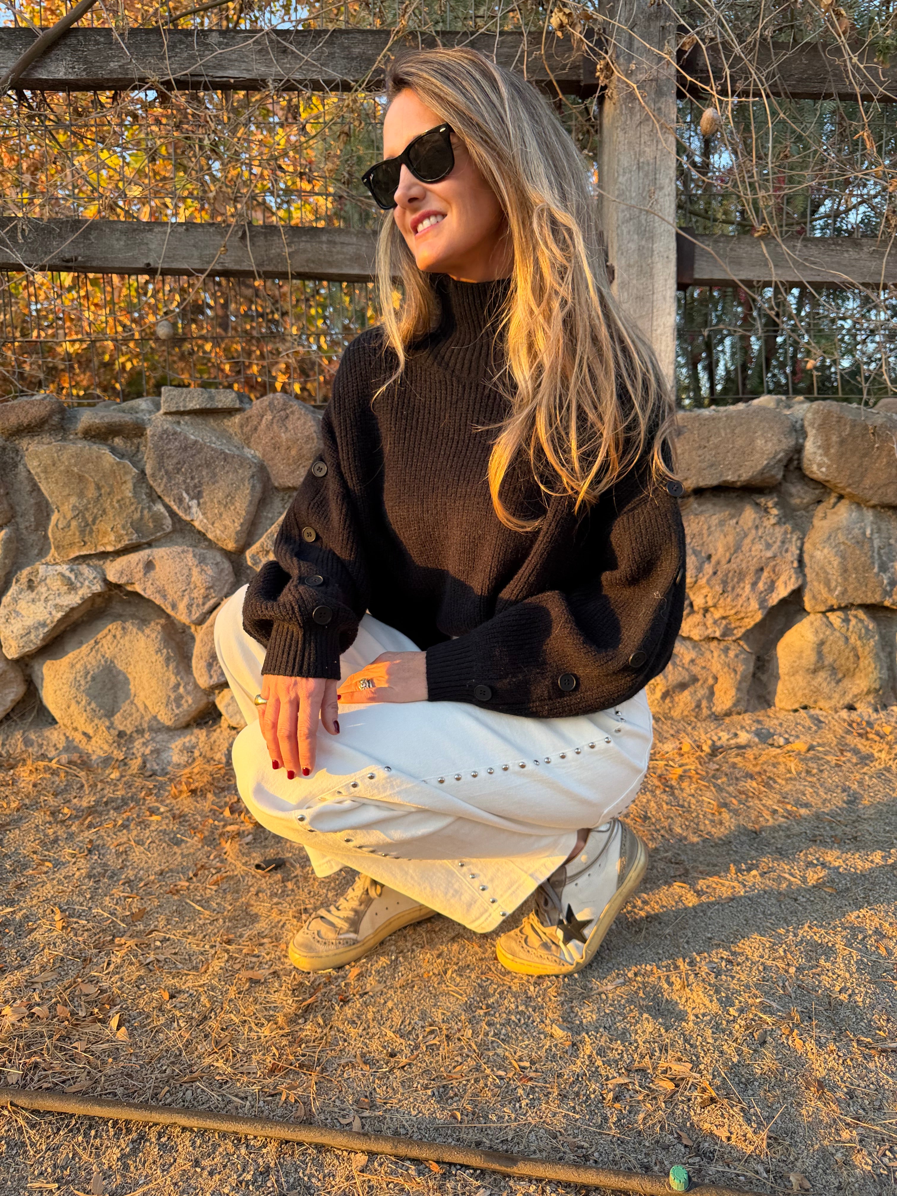 Bluejean baloon tachas blanco