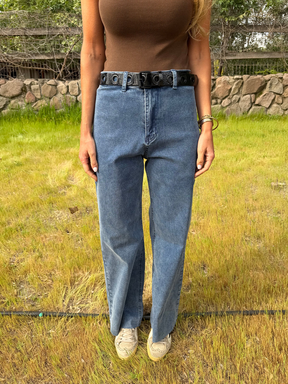 Pantalón recto perfecto azul
