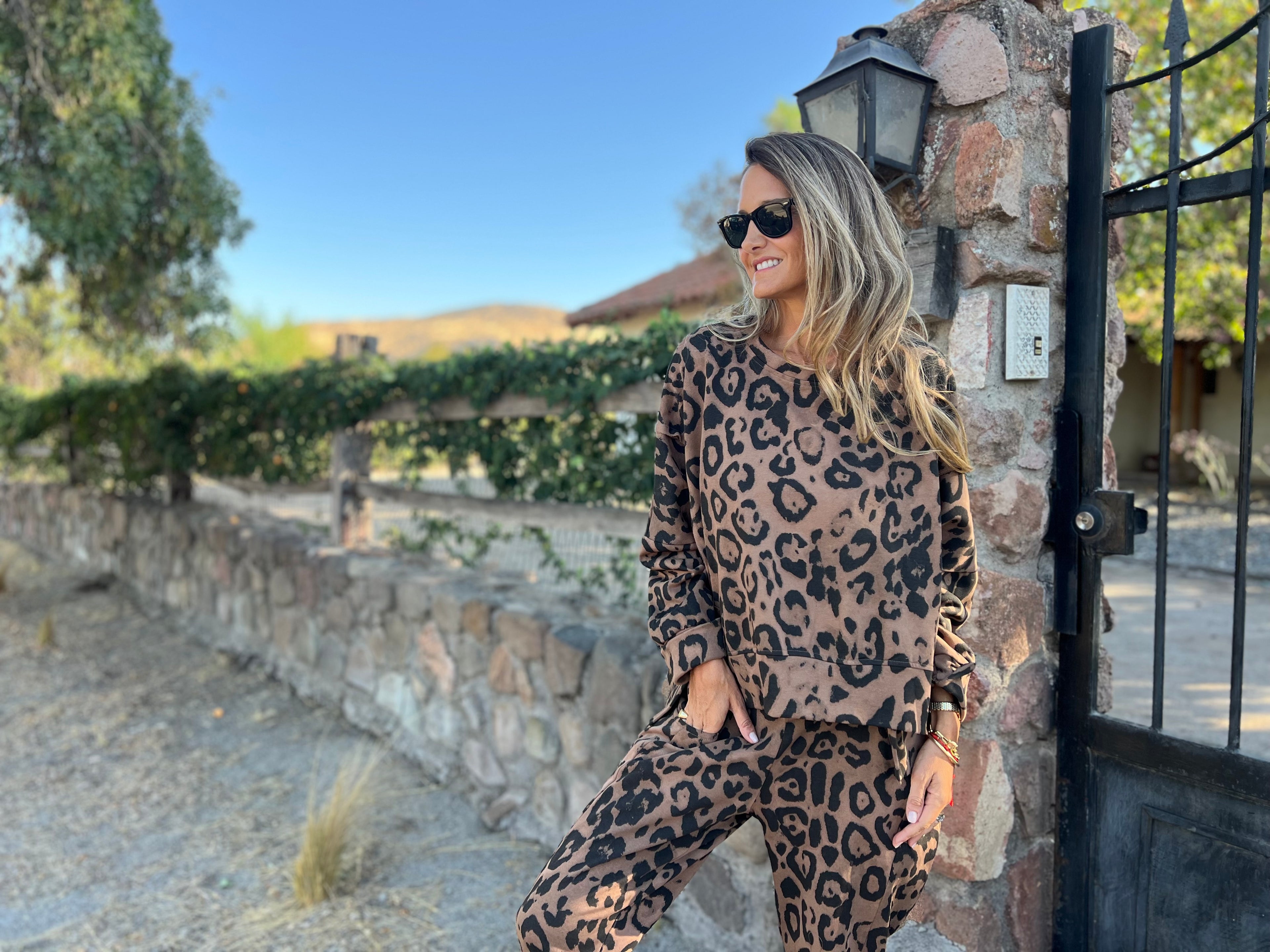 Set animal print chocolate