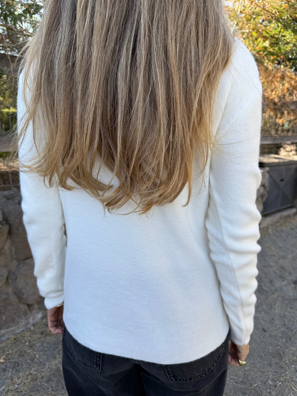 New cuello alto básico blanco