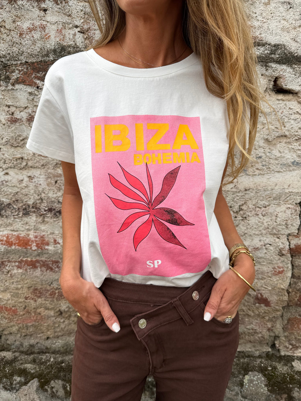 Polera ibiza blanca