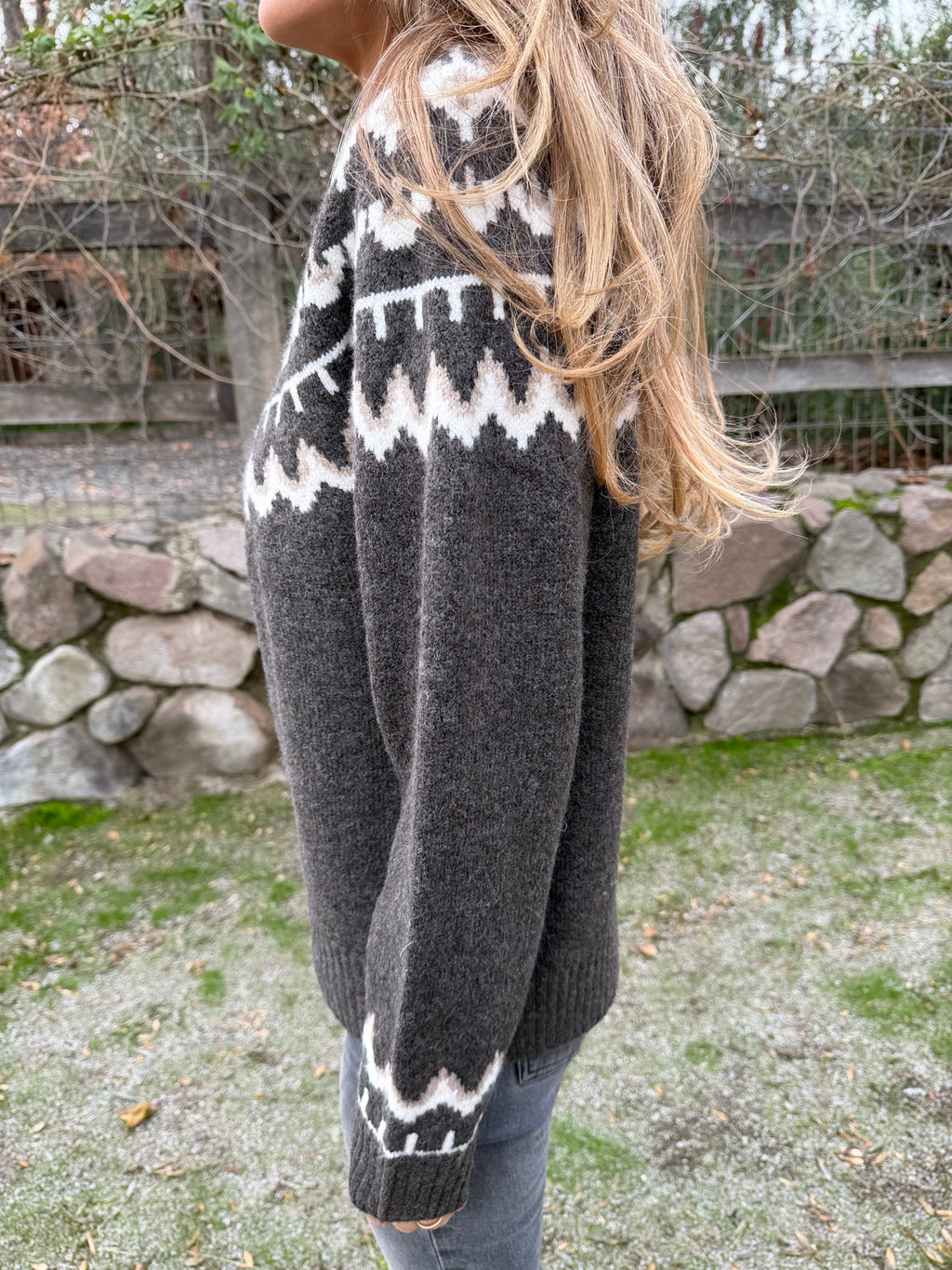 Chaleco new jacquard taupé