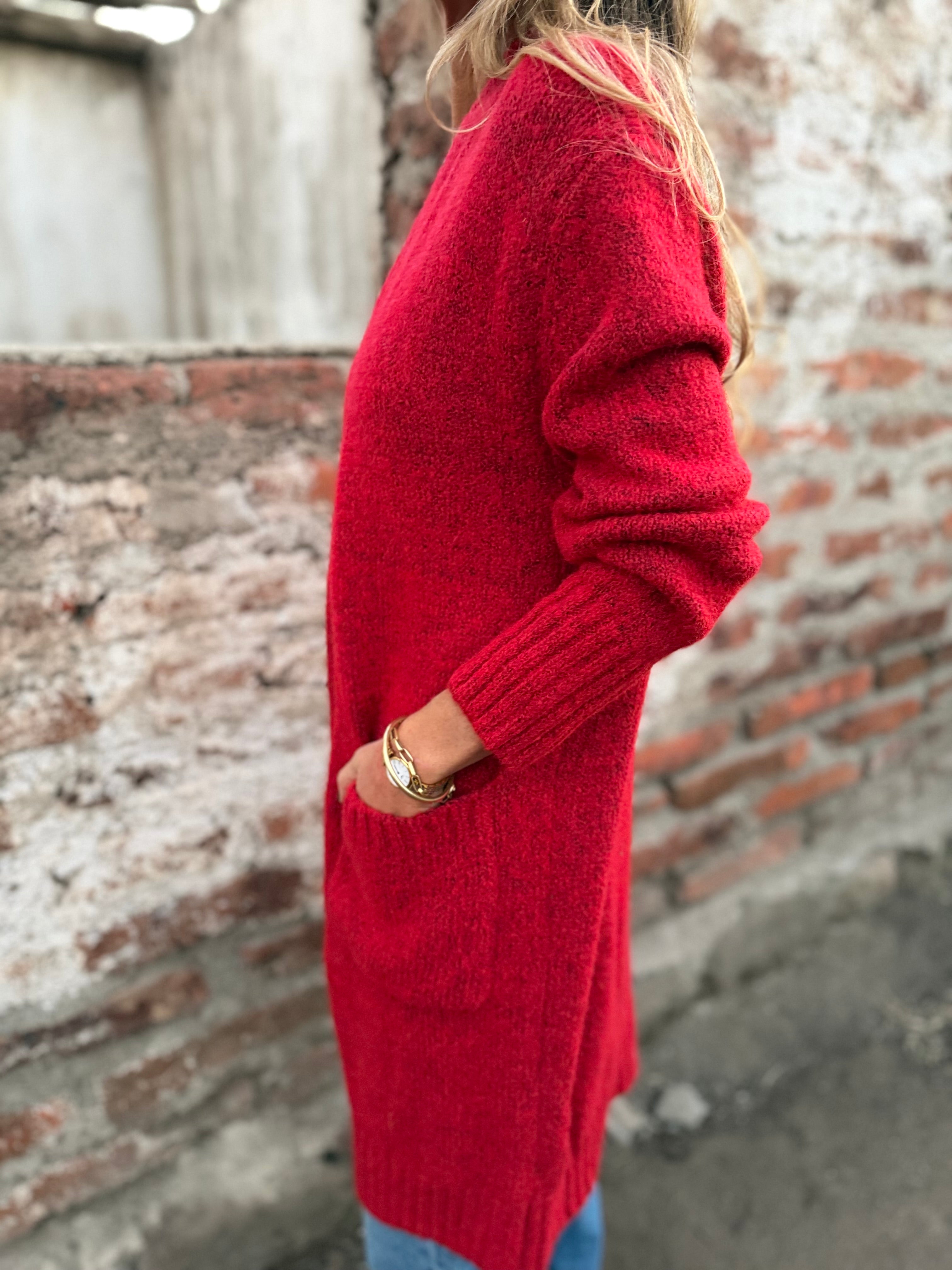 Chaleco alerce rojo italiano