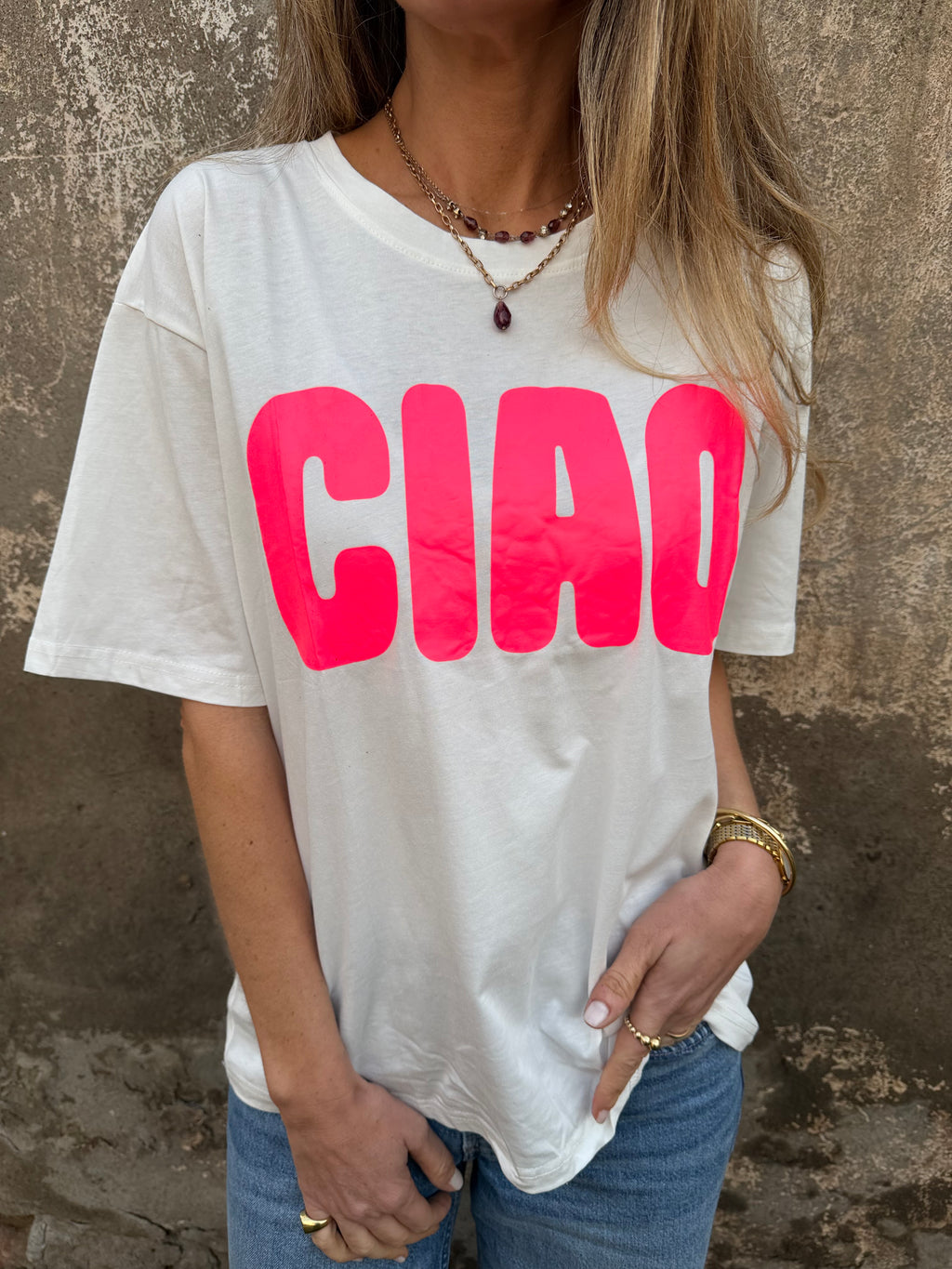 Polera ciao flúor