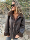 Chaqueta reversible chiporro patagónico gamuza top