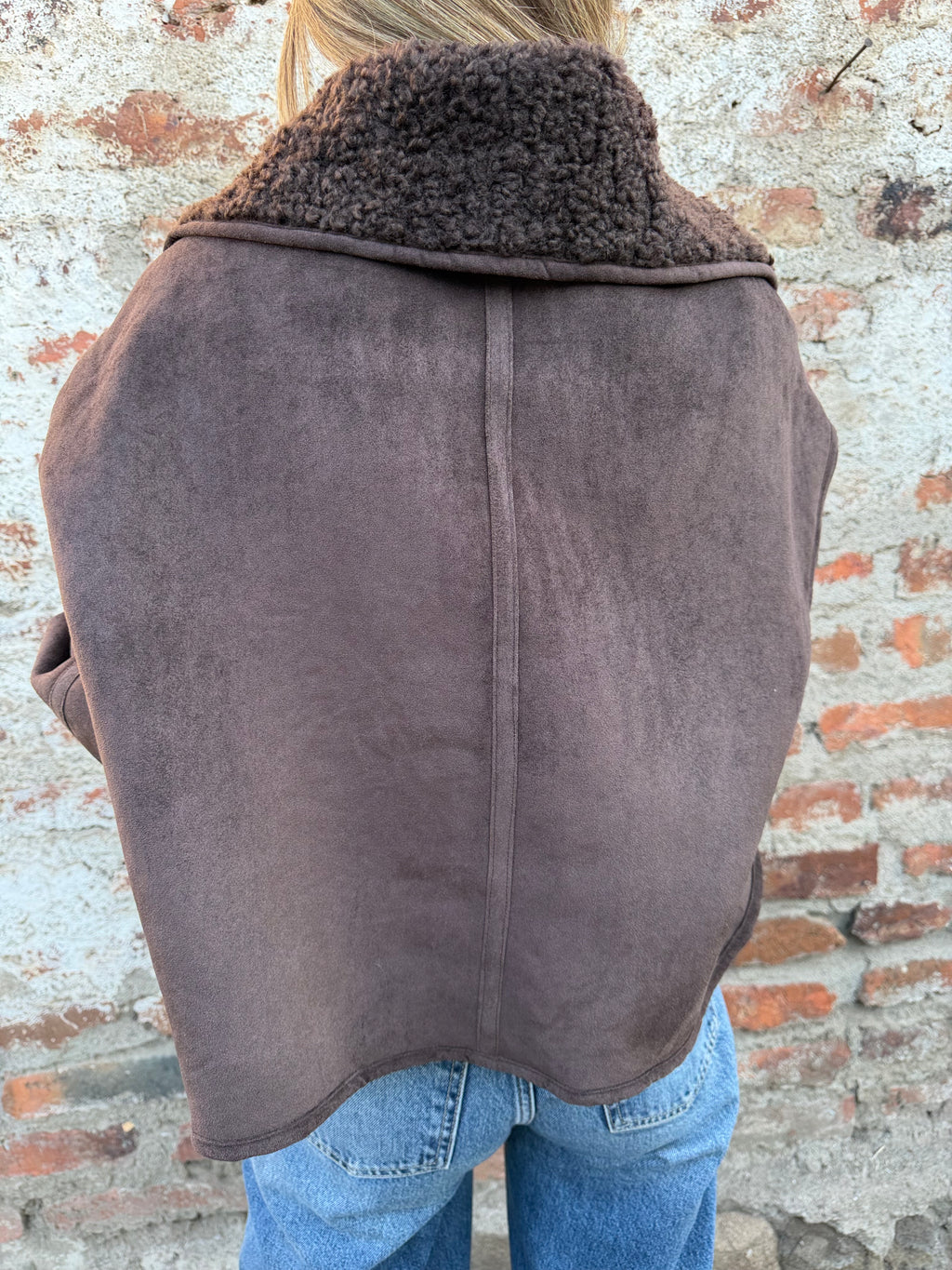 New chaqueta reversible chiporro chocolate