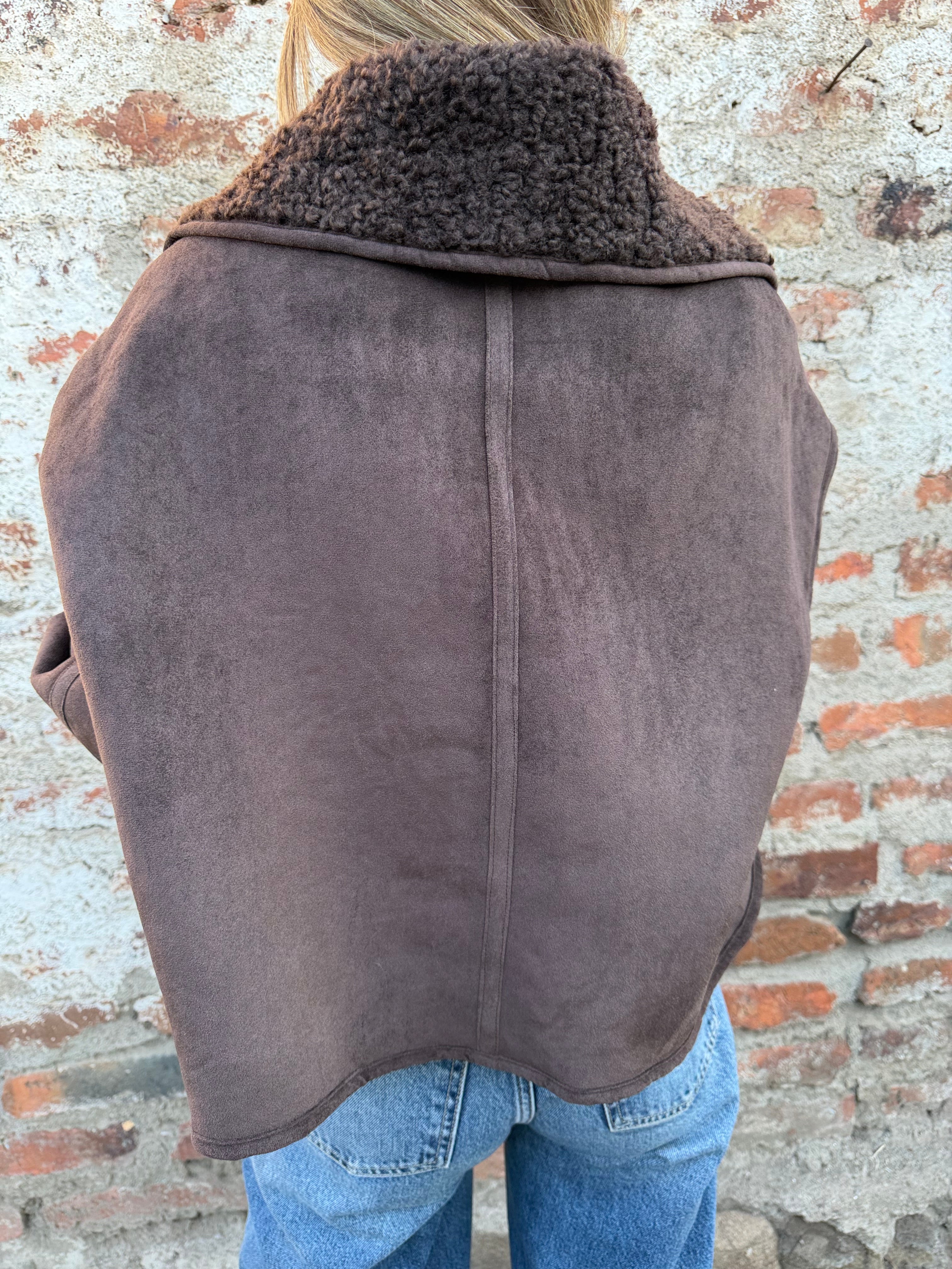 New chaqueta reversible chiporro chocolate