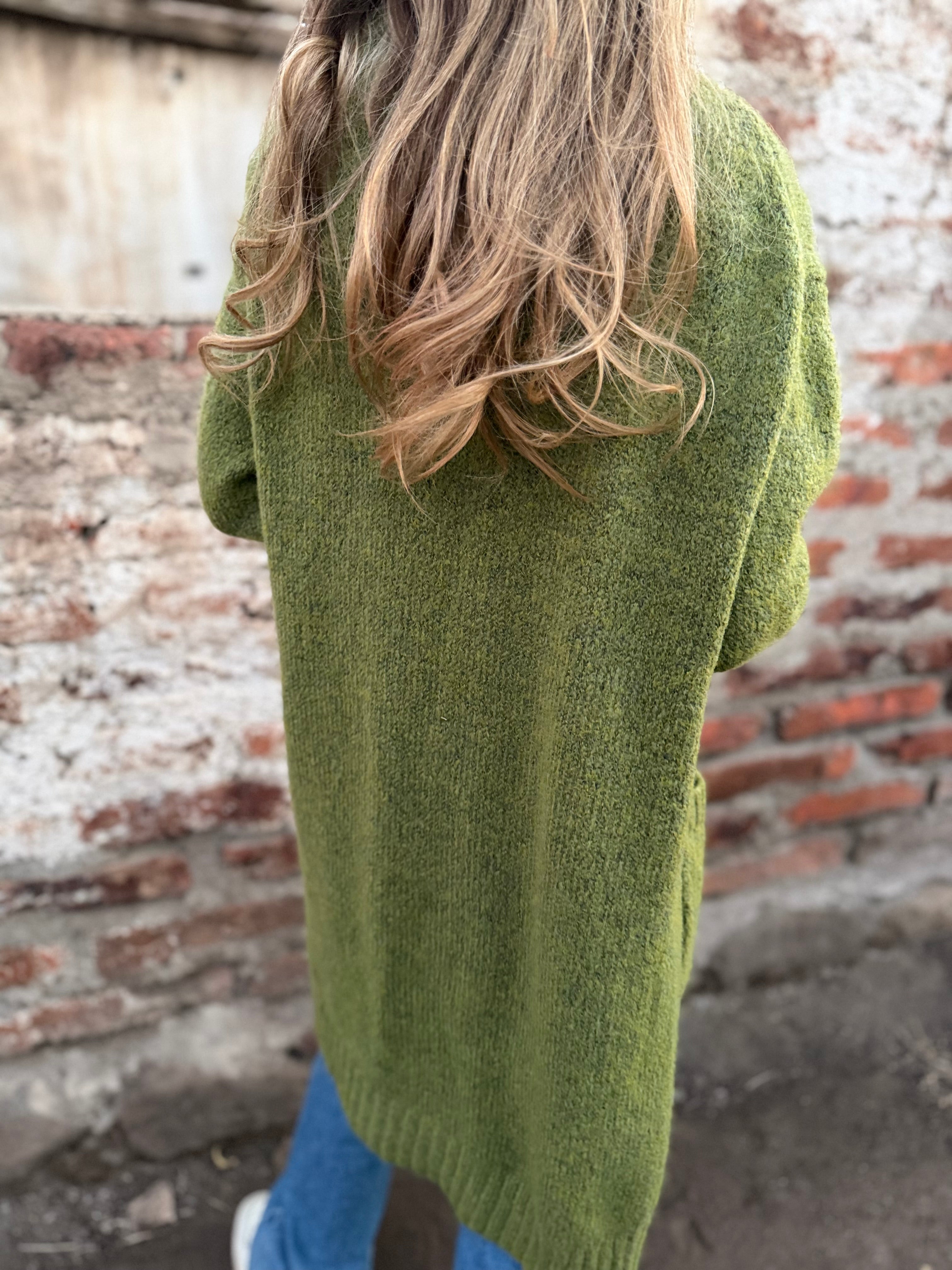 Chaleco alerce verde pistacho