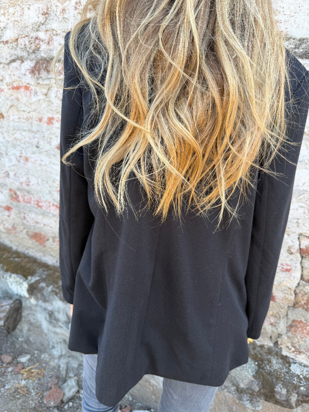 Blazer lana saville negro