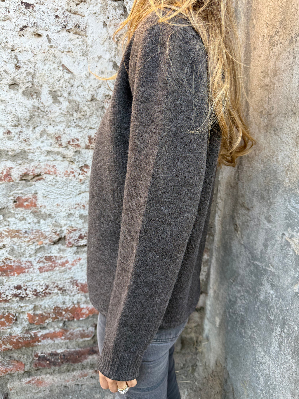 Chaleco botón gold sun gris taupe