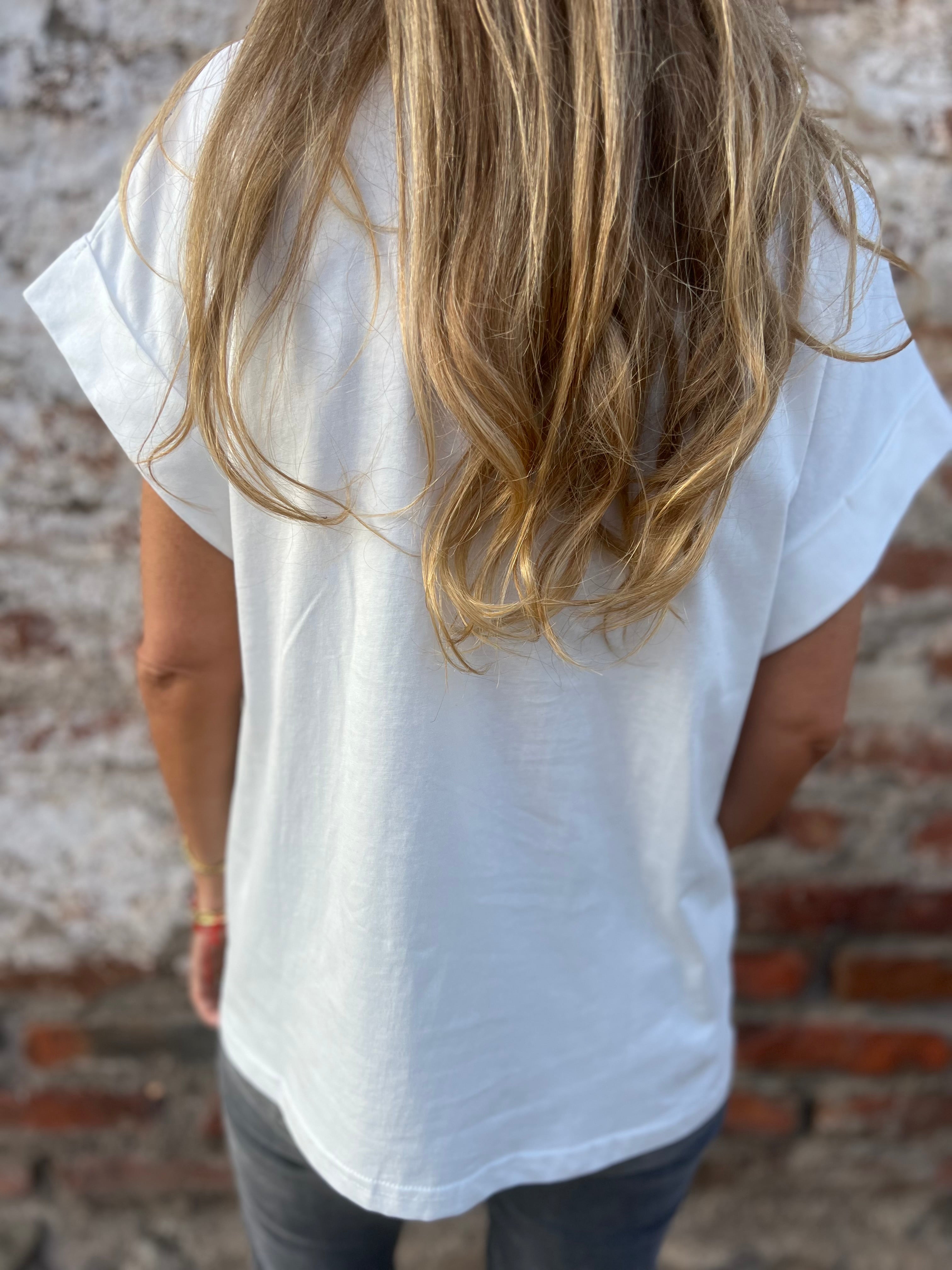 Polera tigre blanca