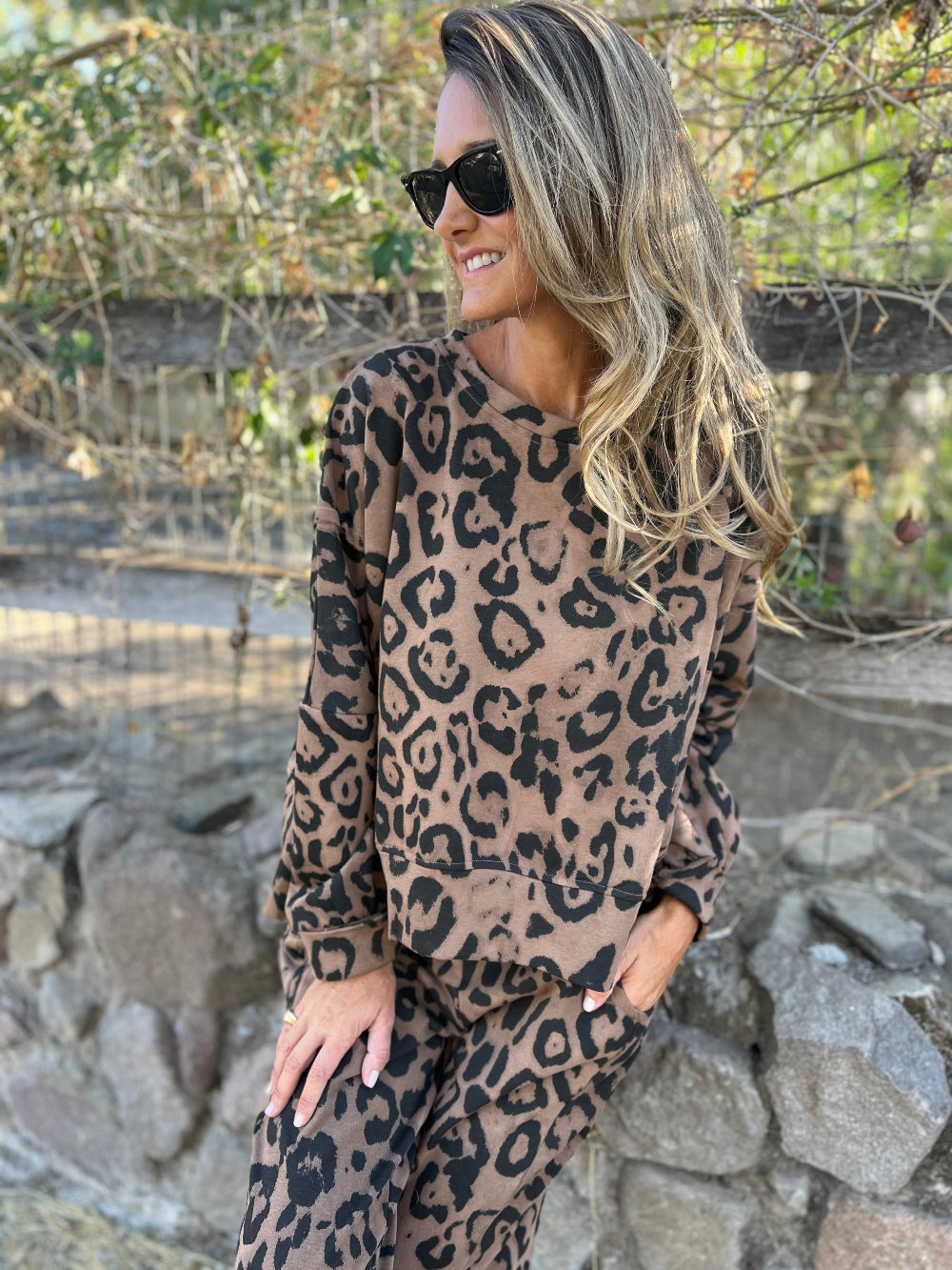 Set animal print chocolate