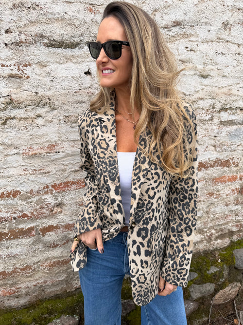 Blazer animal print