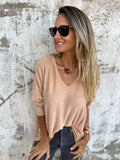 Polera hilo venecia camel