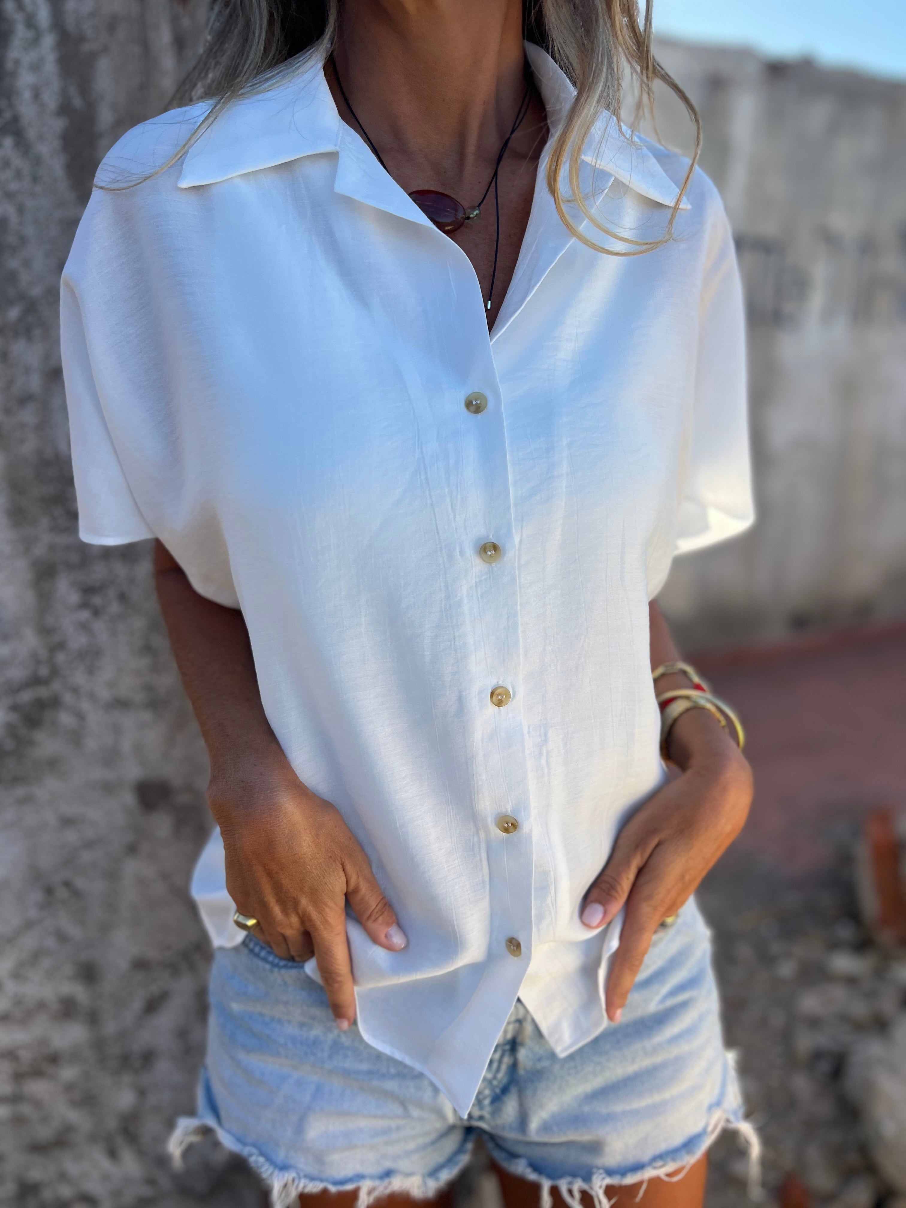 Blusa elisa básica blanca
