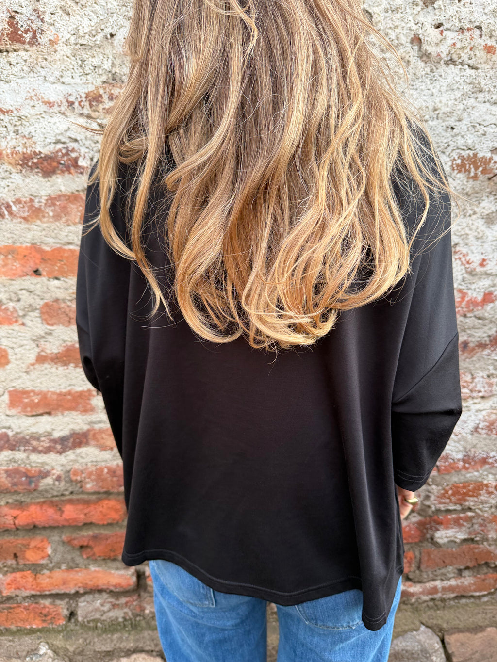 Maxxi polera modal negro