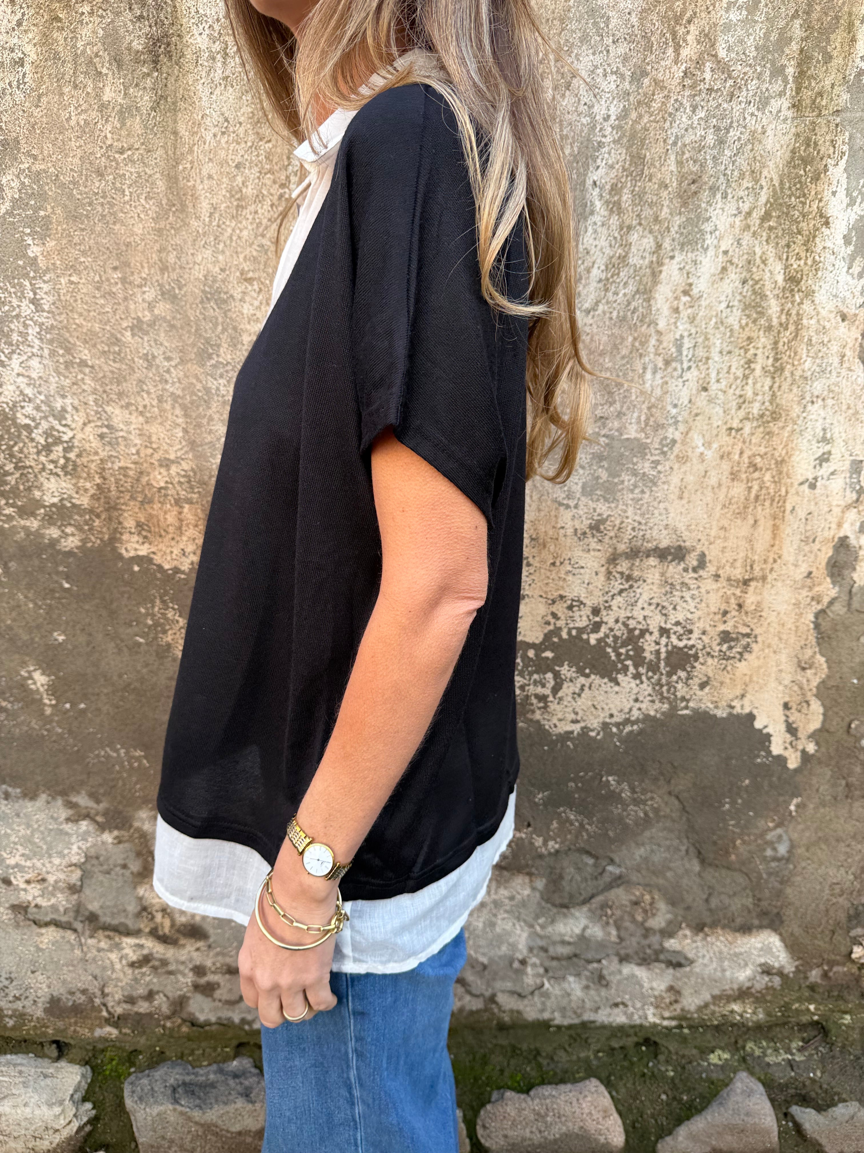 Blusa/ polera negra