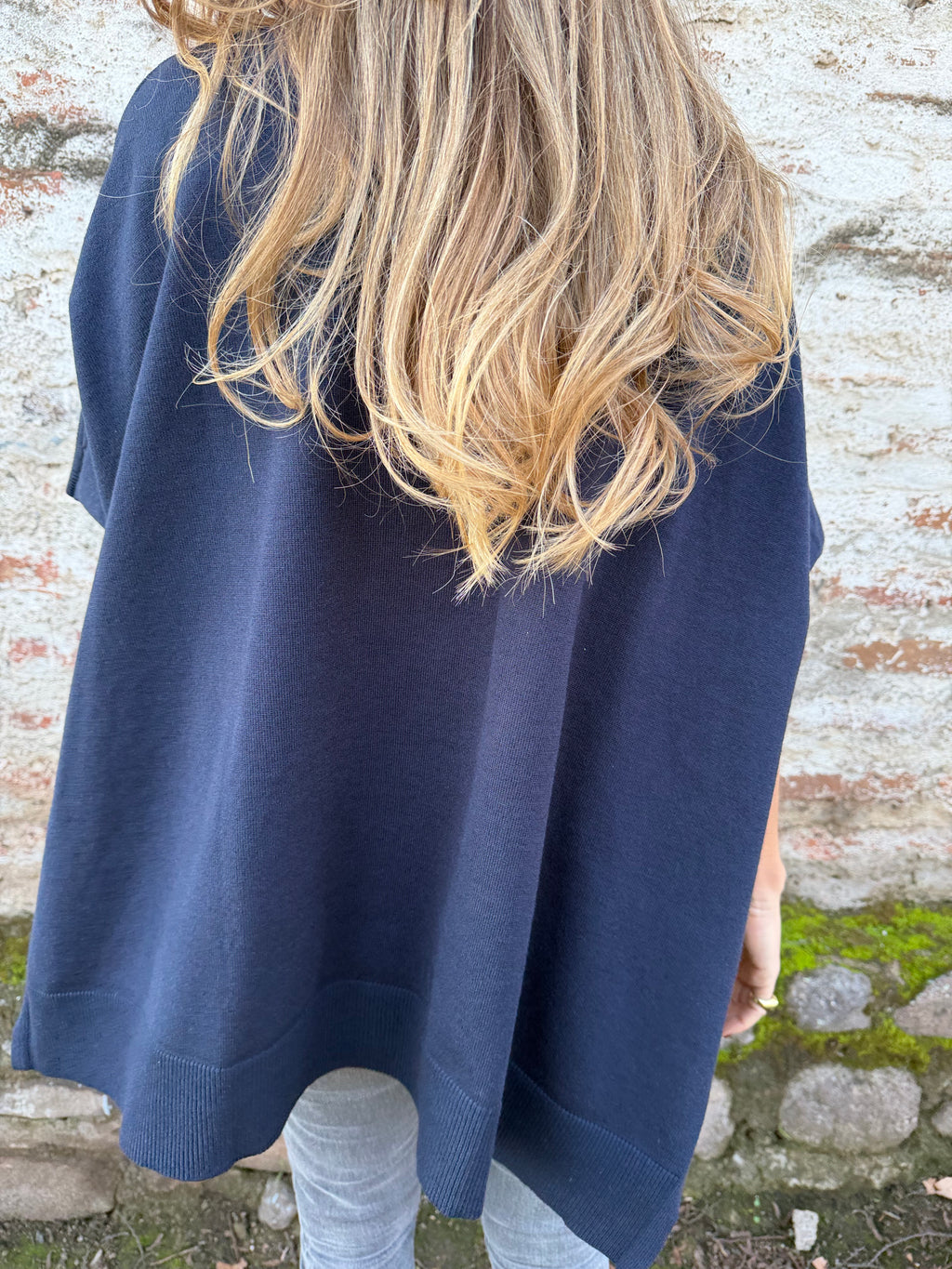 Chaleco tapado azul