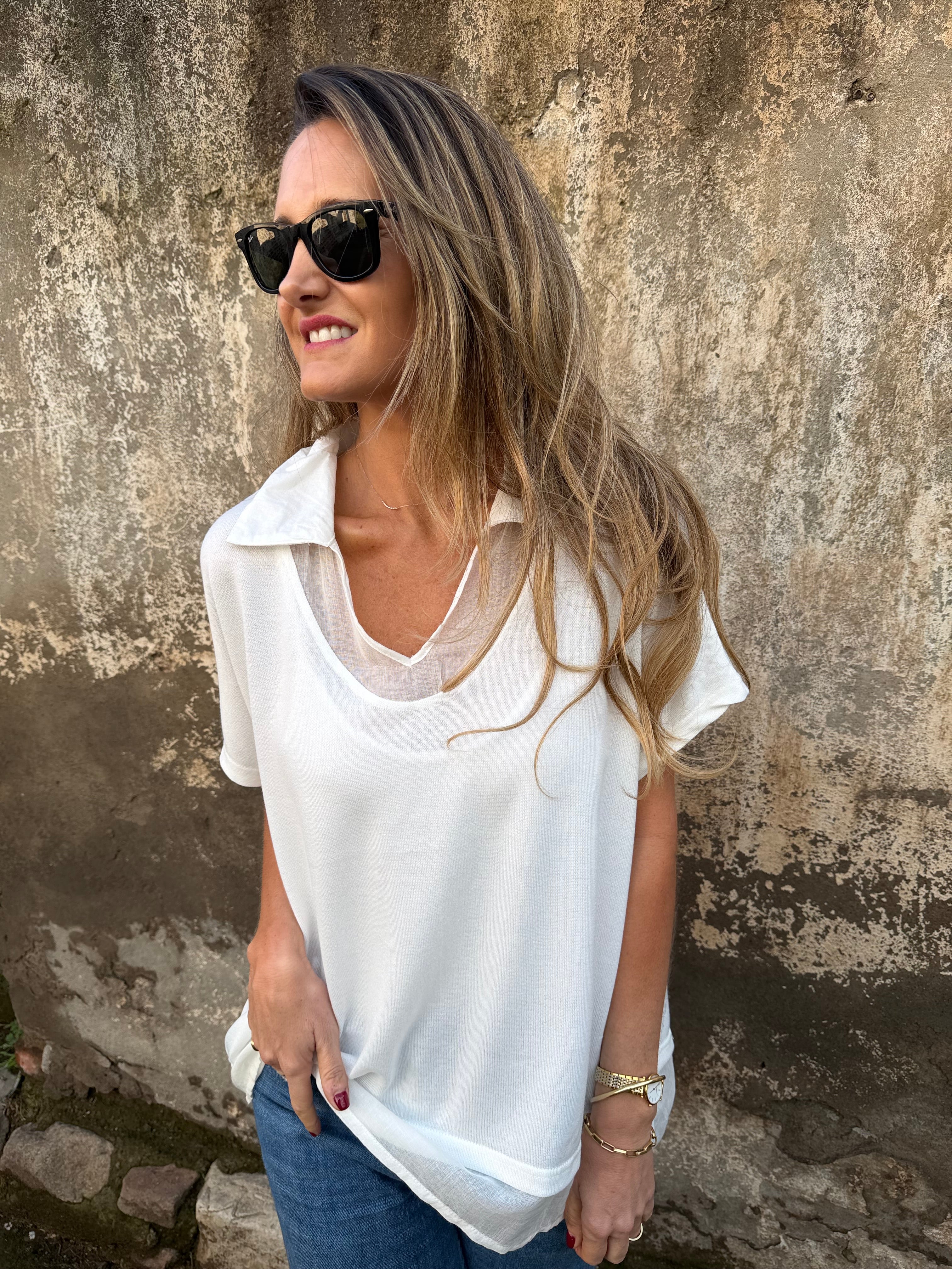 Blusa/ polera blanca