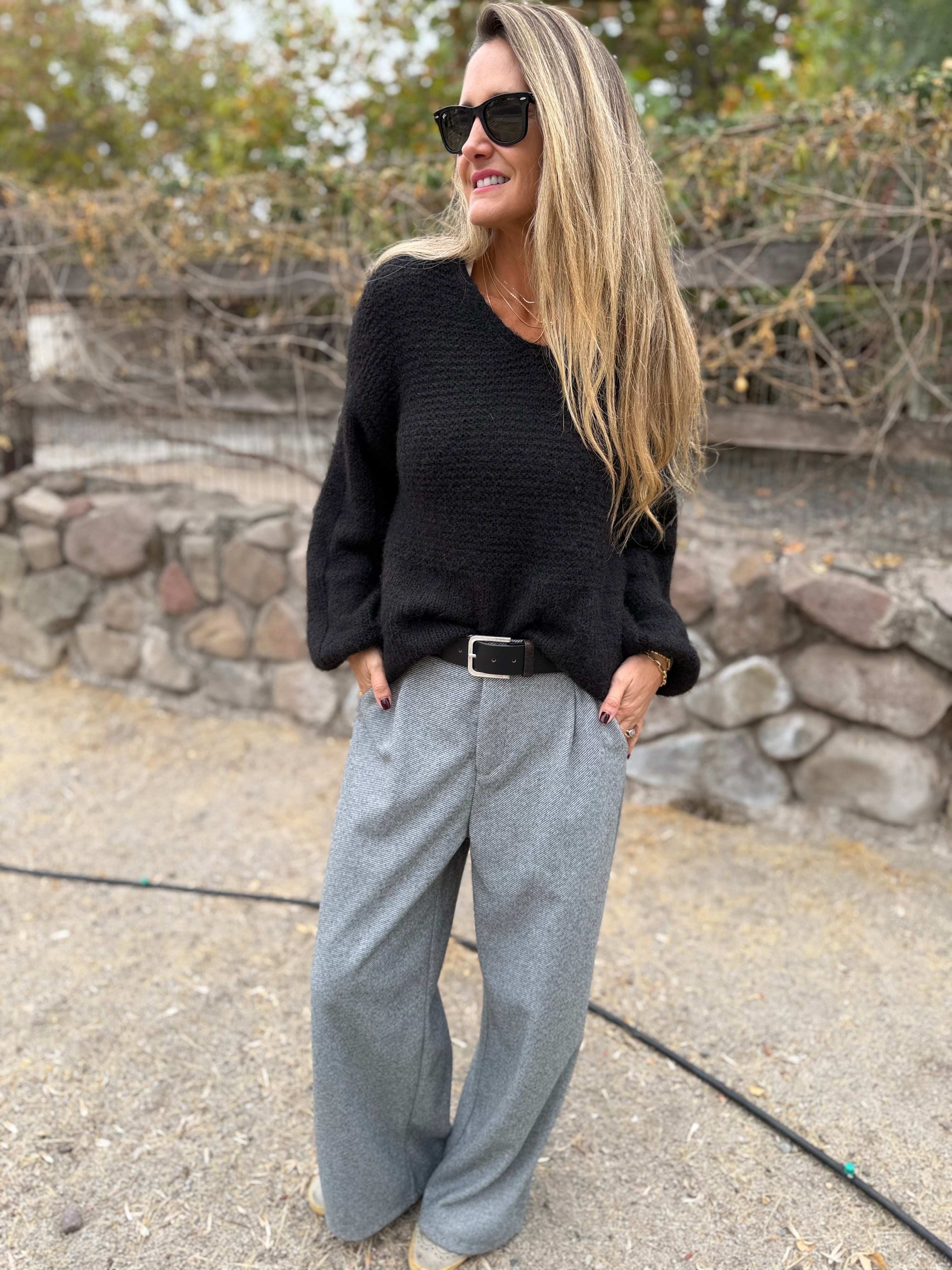 New Pantalón sastre gris