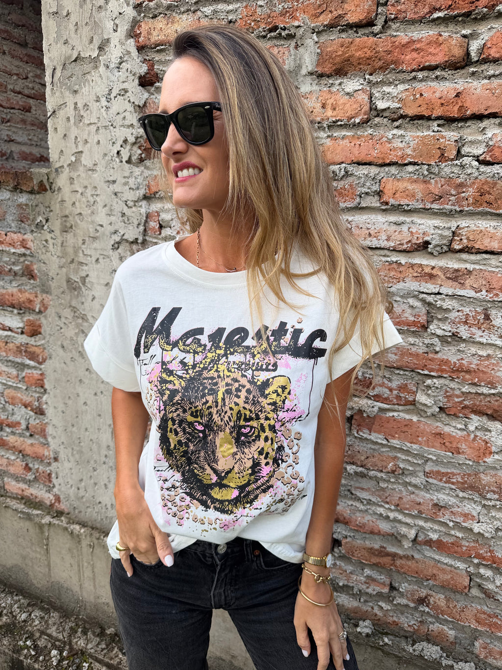 Polera majestic blanca