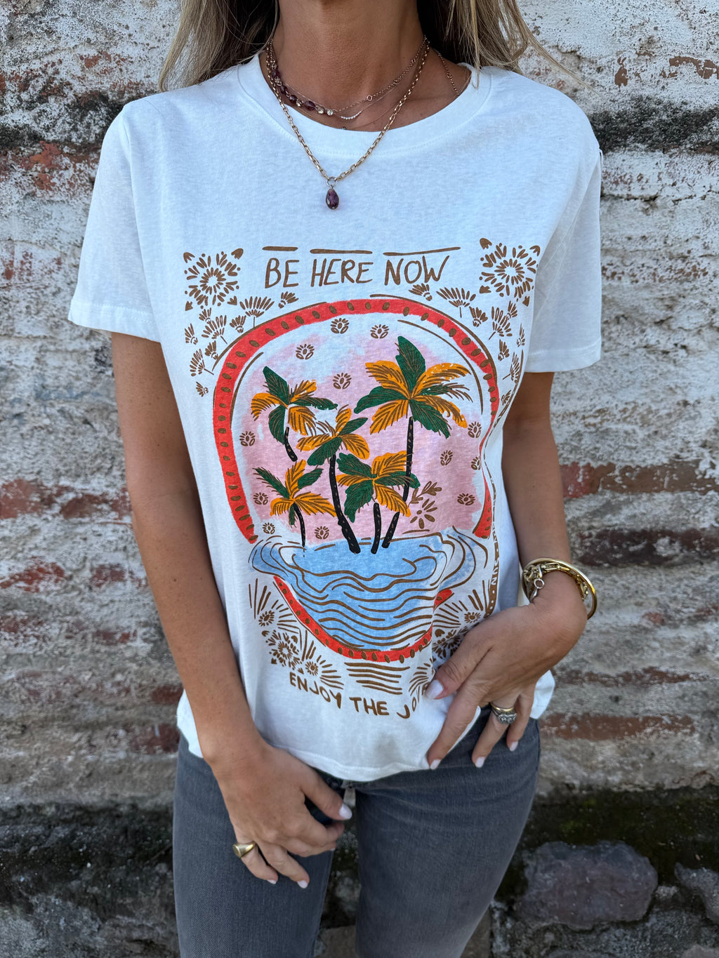 Polera farm blanca