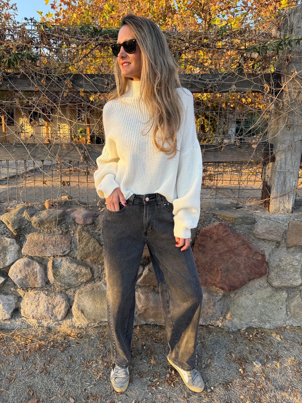 Bluejean baloon tachas gris