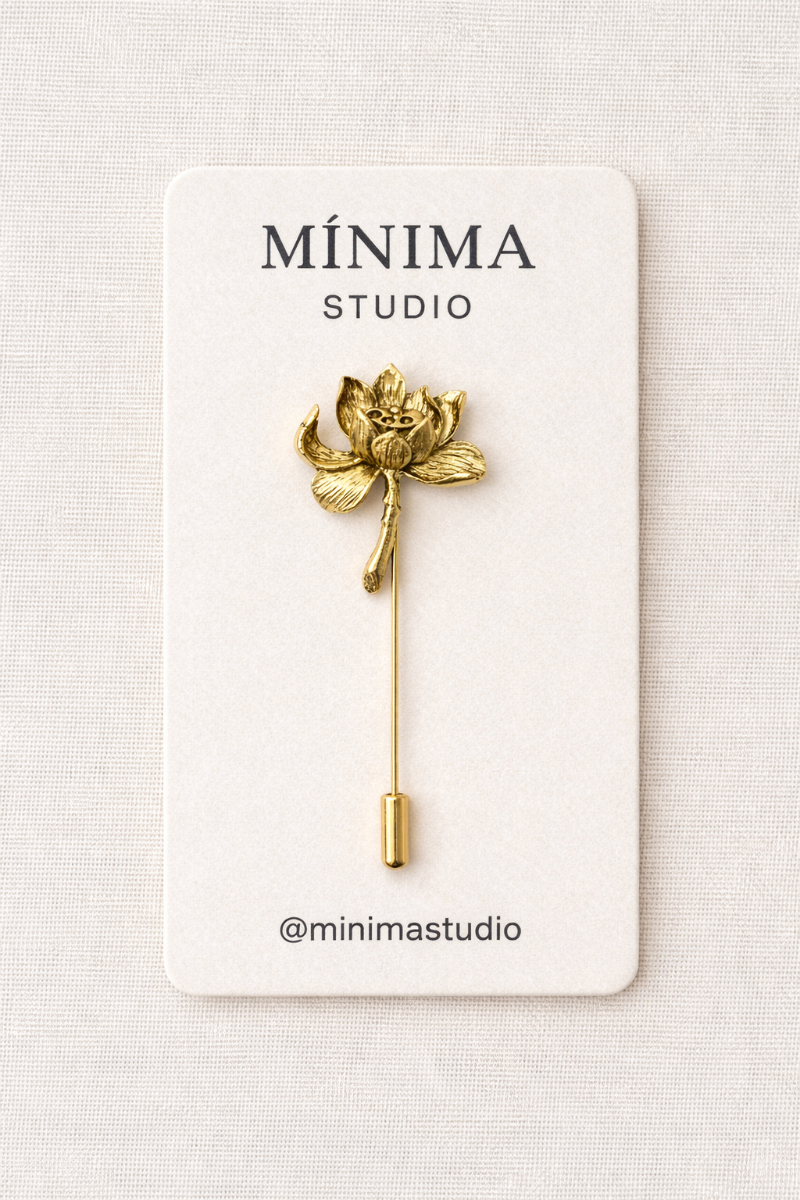 Broche Loto Gold