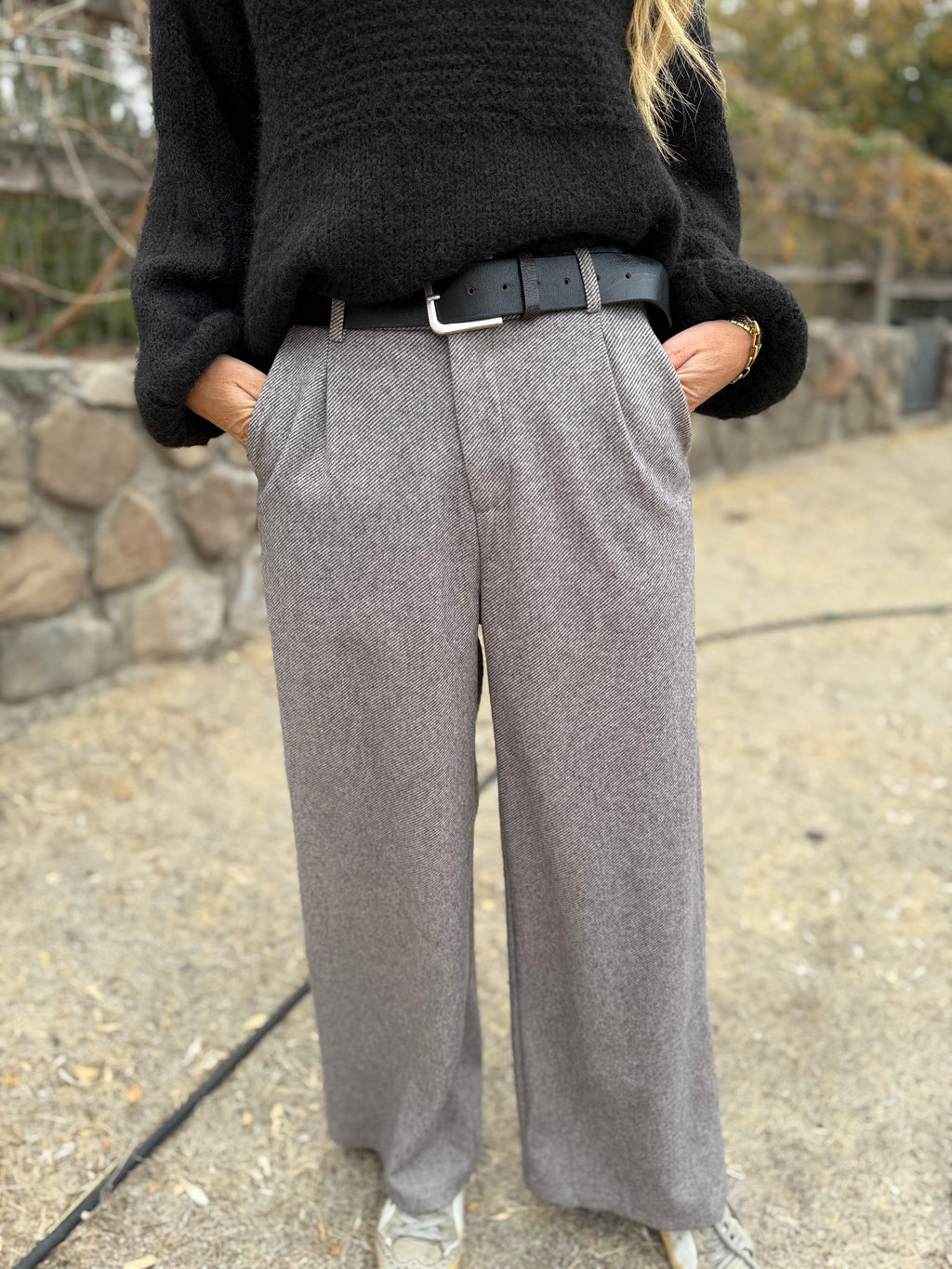 New Pantalón sastre taupé