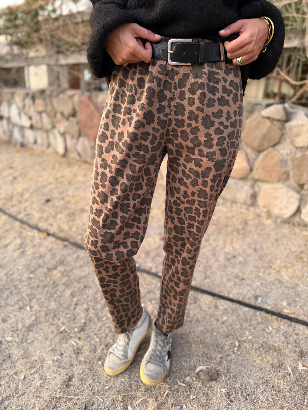 Jogger print chocolate
