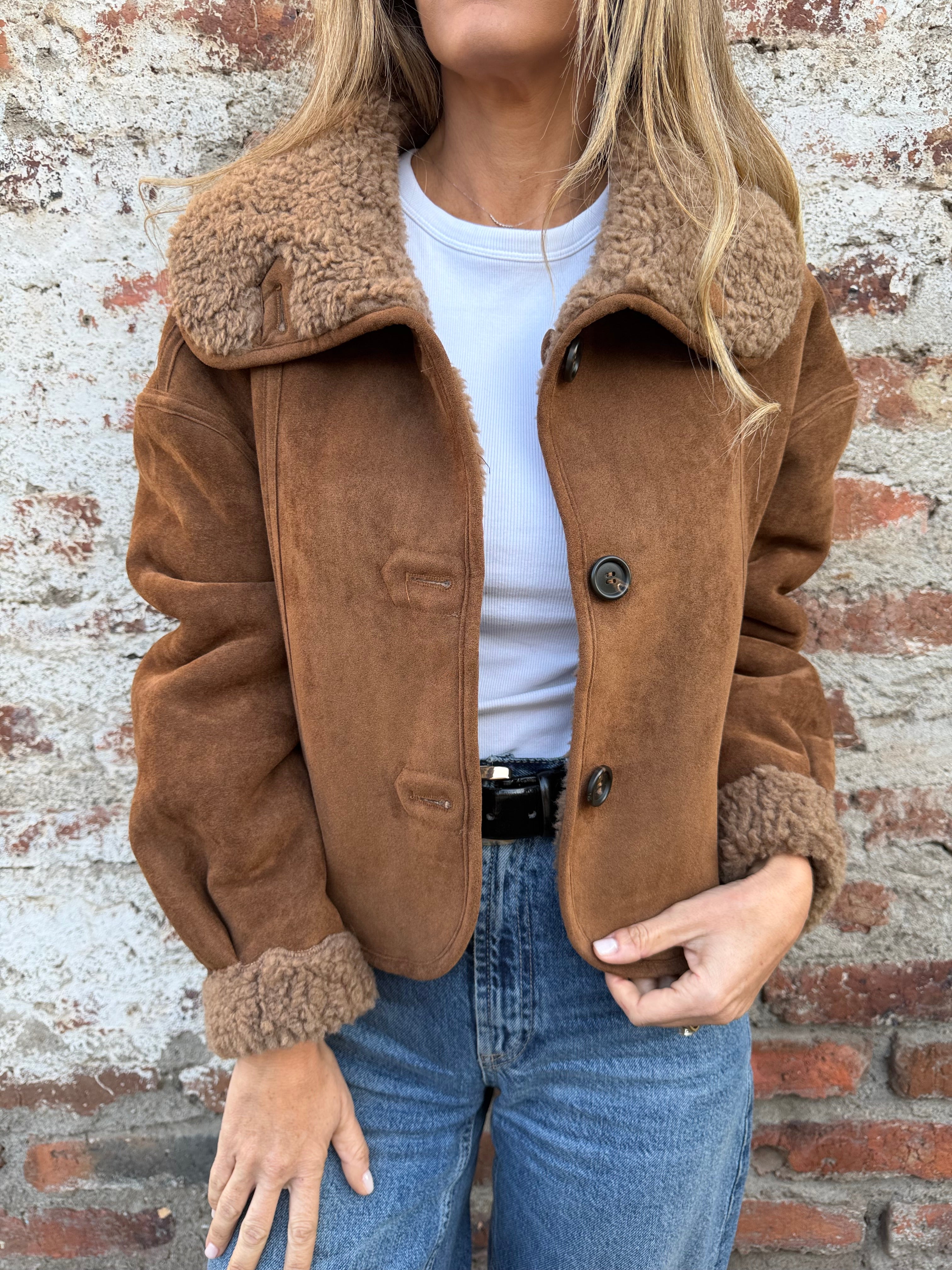 New chaqueta reversible chiporro camel