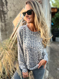 Chaleco chita print gris