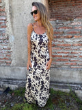 Vestido seda manchas