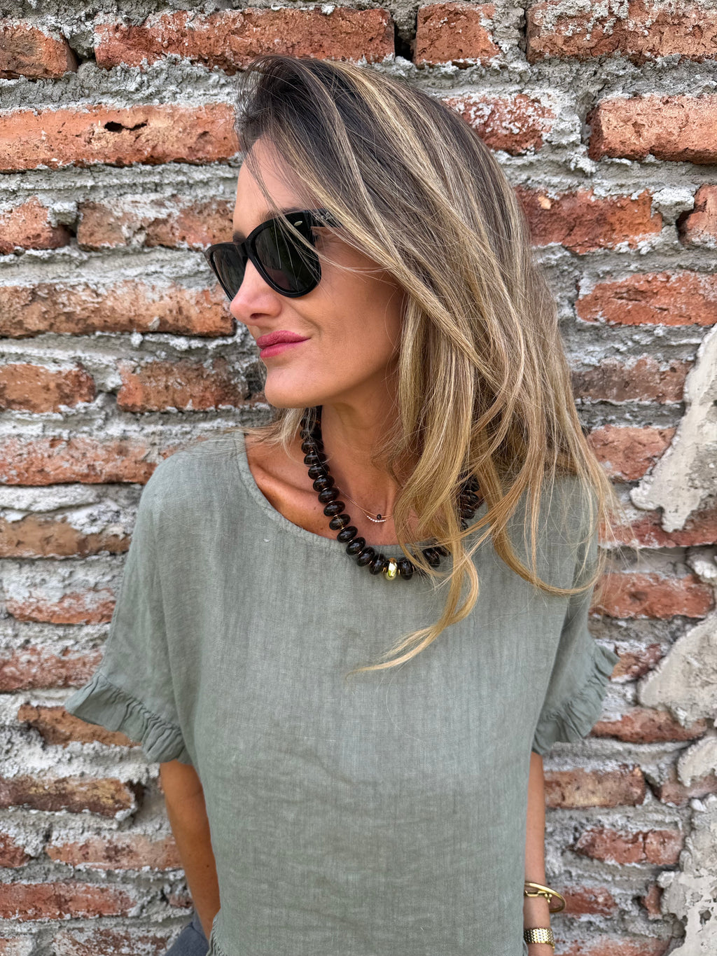 Collar piedras carey
