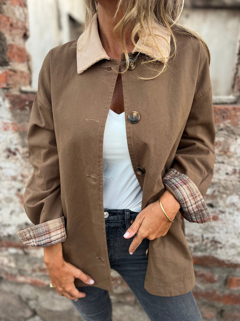 Abrigo gabardina inglés camel