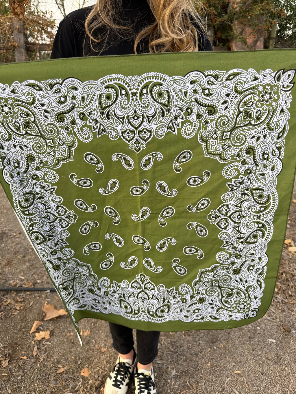 Pañuelo tipo lewis verde