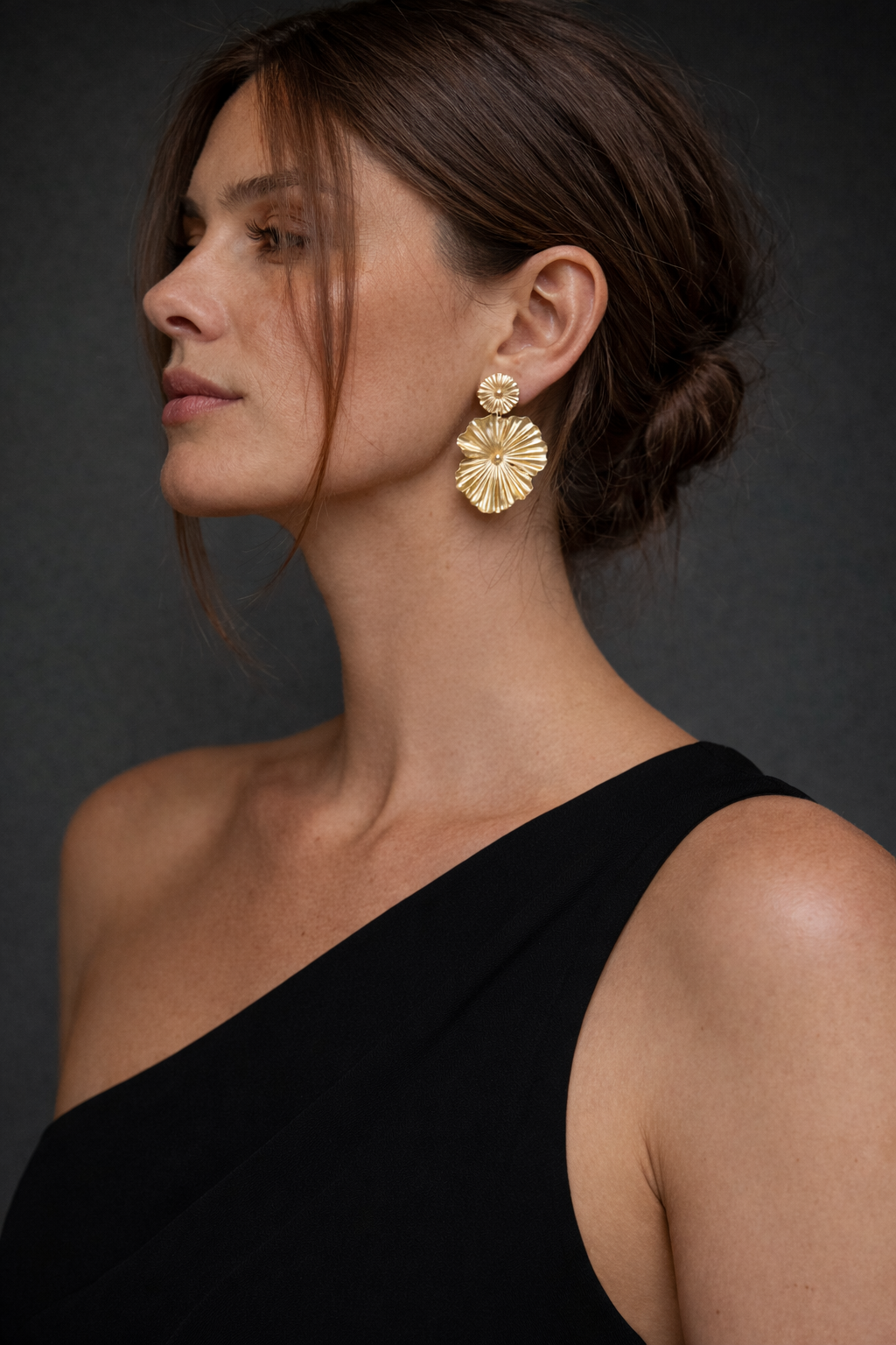 Aros Abanico Gold