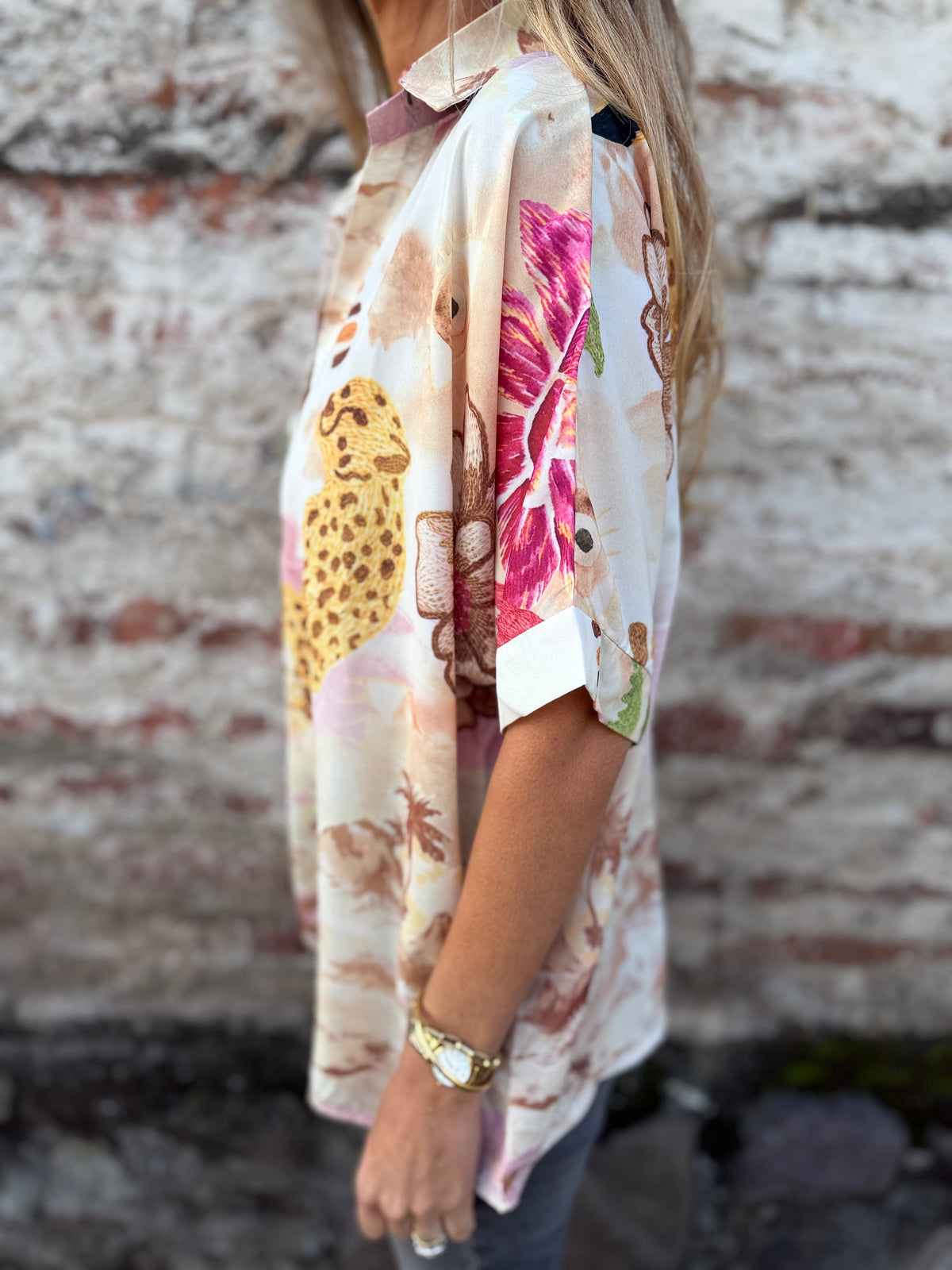 Blusa seda selva