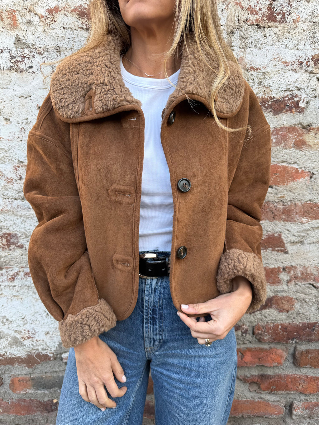 New chaqueta reversible chiporro camel
