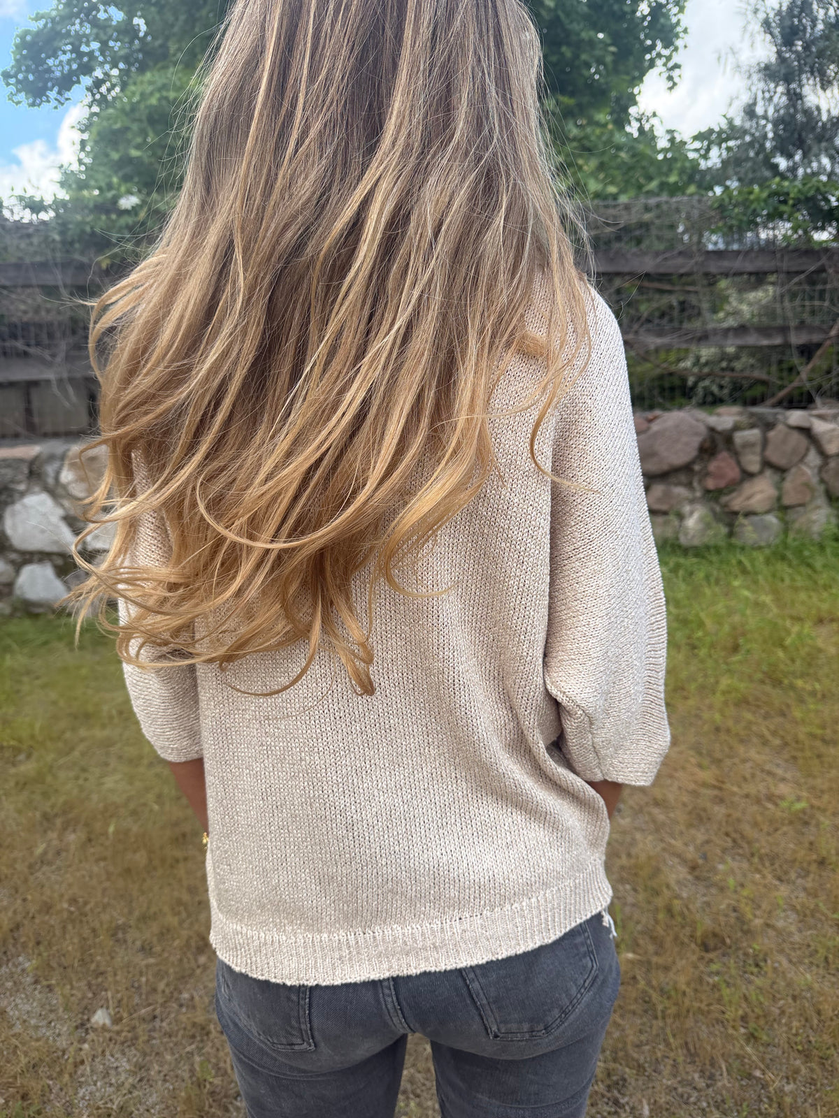 Chaleco star beige claro