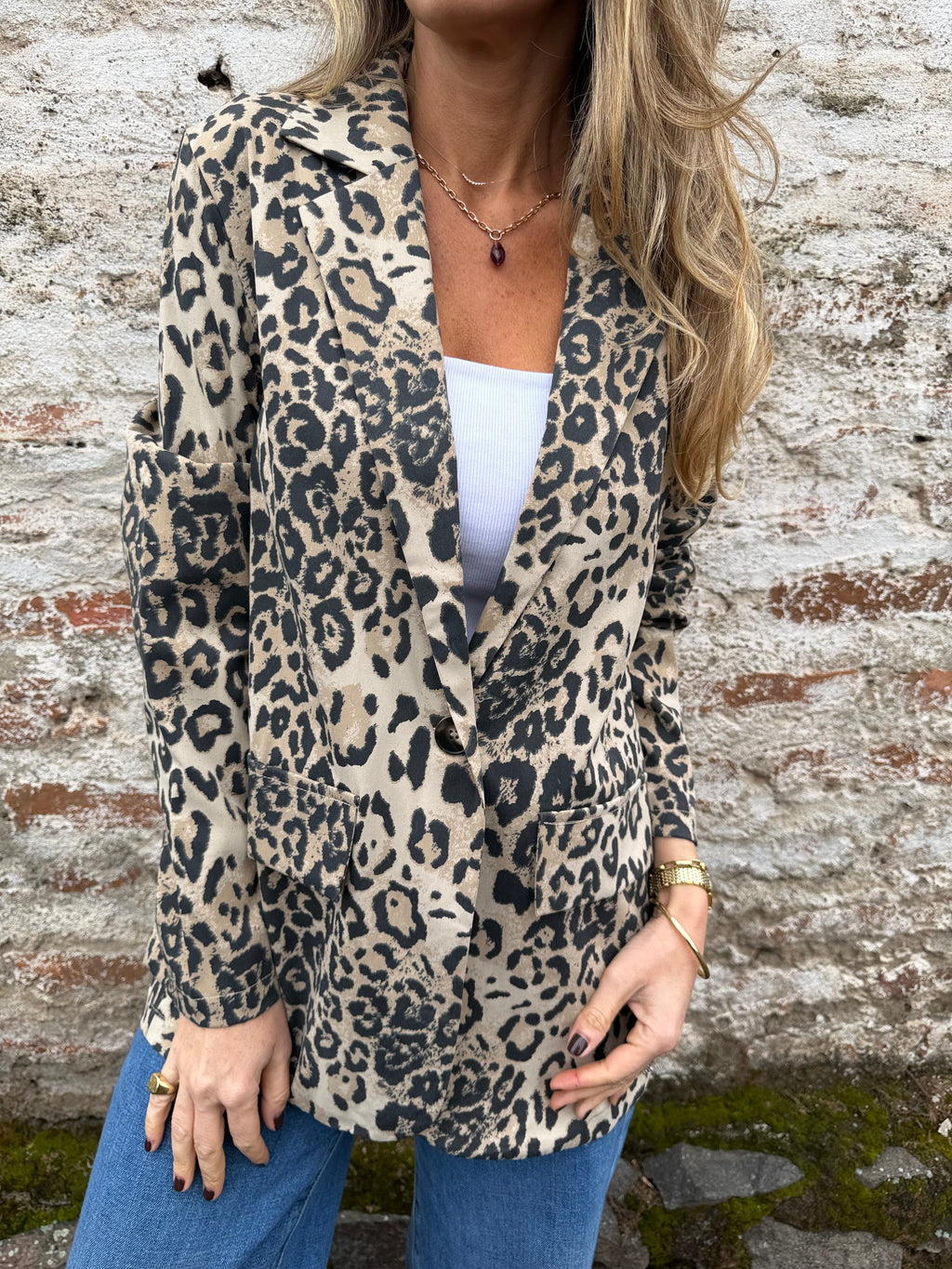 Blazer animal print