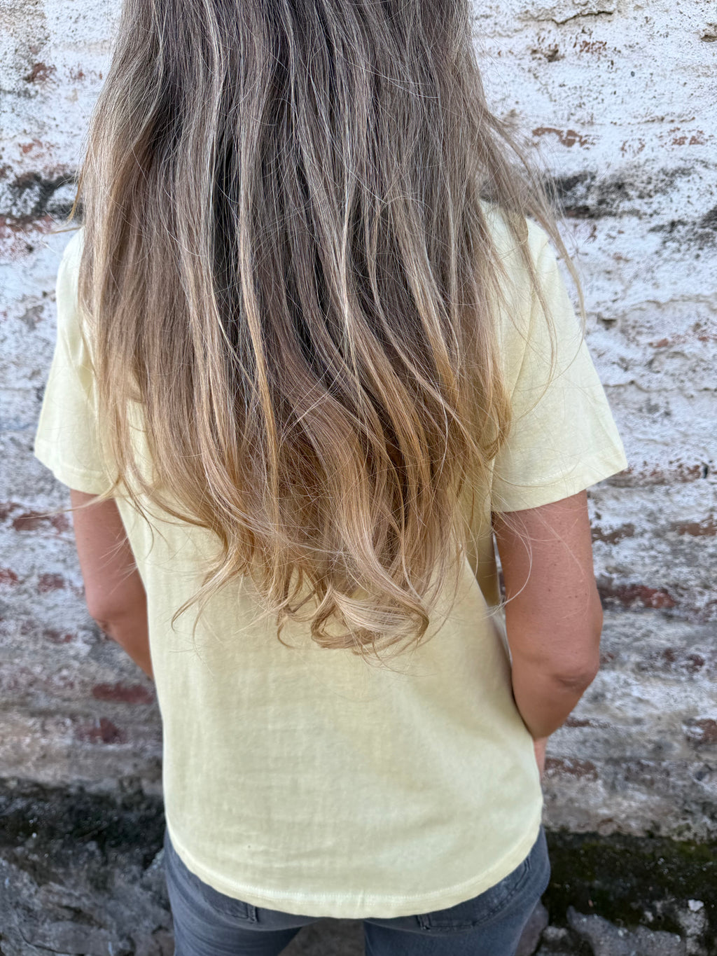 Polera farm amarilla